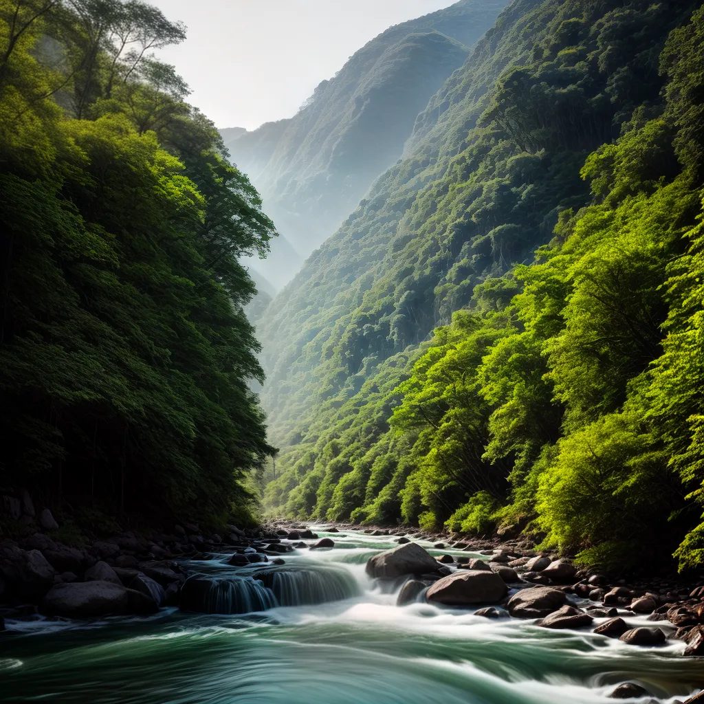 Descubra o Significado de Sonhar com a Natureza em um Turismo Sustentável 4 Fotos floresta rio luz sustentavel