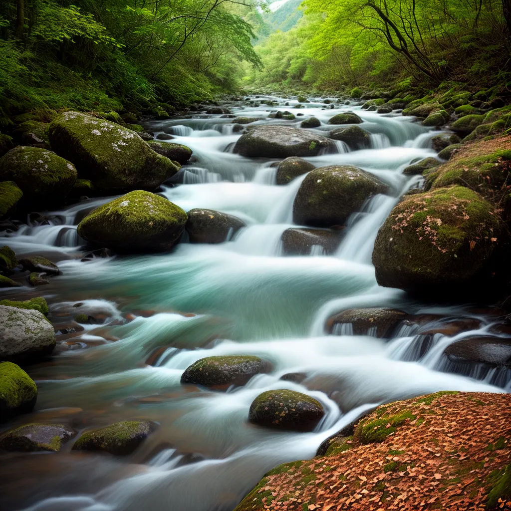 Desvende o Significado de Sonhar com Preservação Ambiental 4 Fotos floresta rio montanhas ceu azul