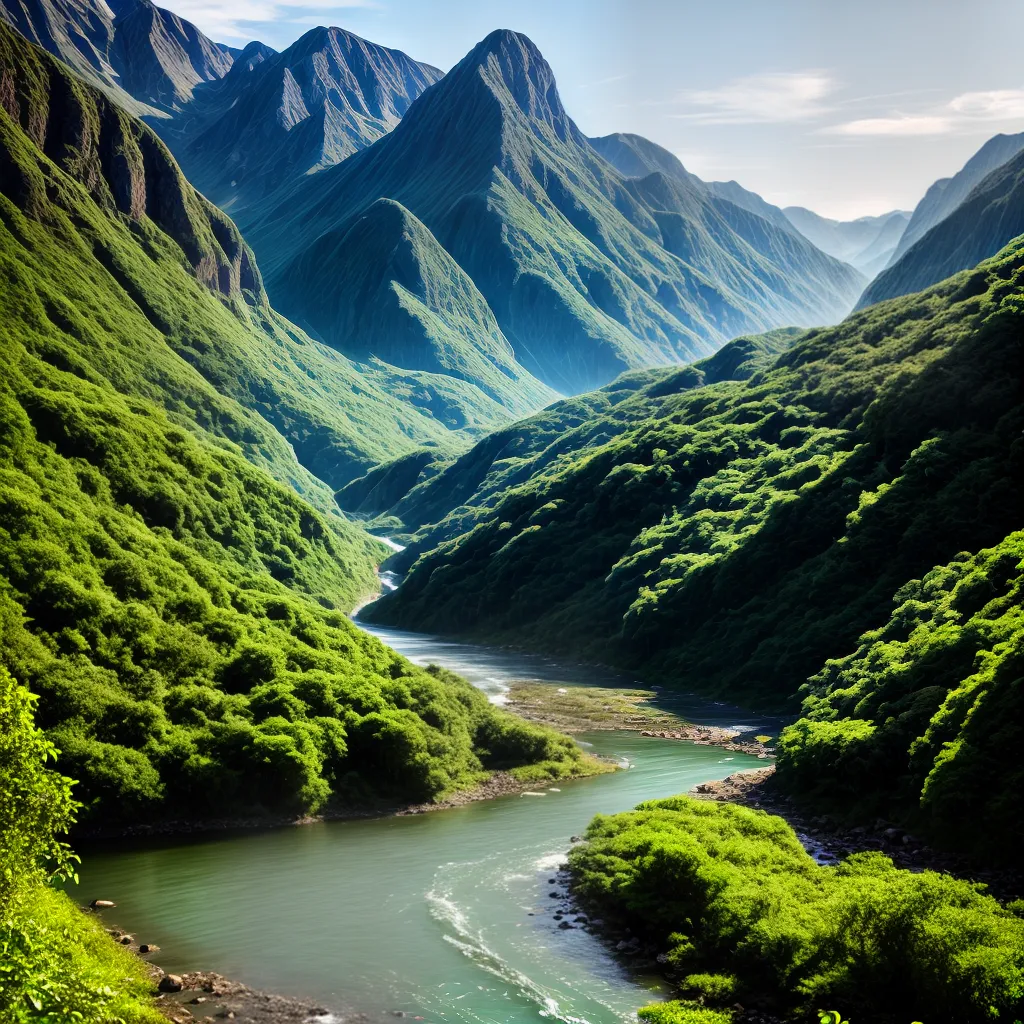 Sustentabilidade e Sonhos: O que Significa Sonhar com a Natureza? 5 Fotos floresta rio montanhas ceu pessoa