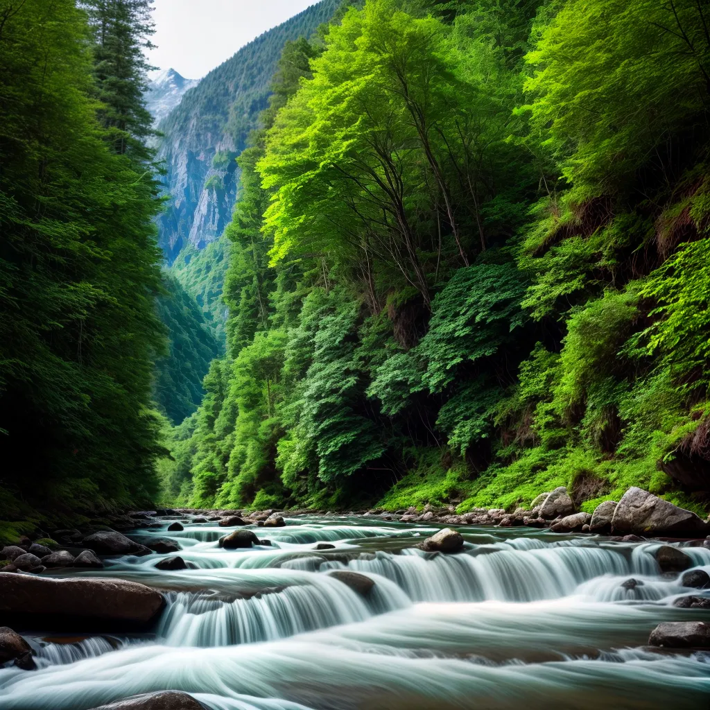 Objetivo e Pertinente: Descubra o Significado de Sonhar com Turismo Sustentável 4 Fotos floresta rio montanhas turismo sustentavel 3