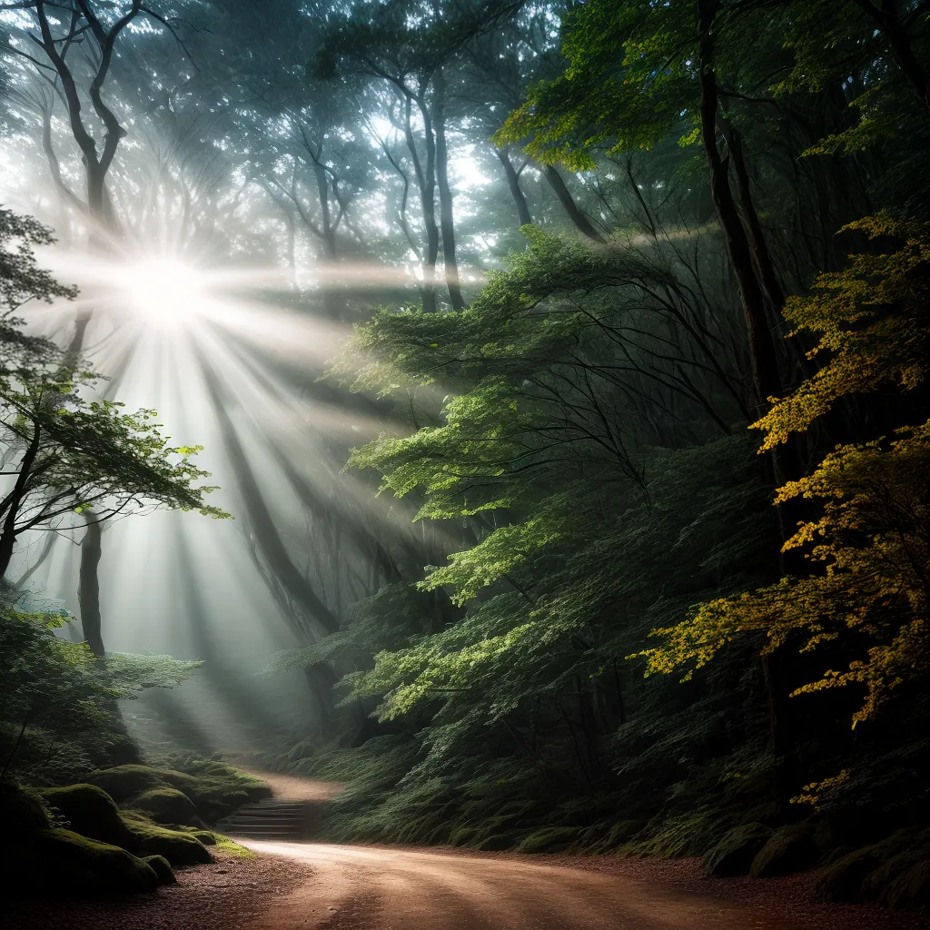 Fotos floresta sombra luz misterio