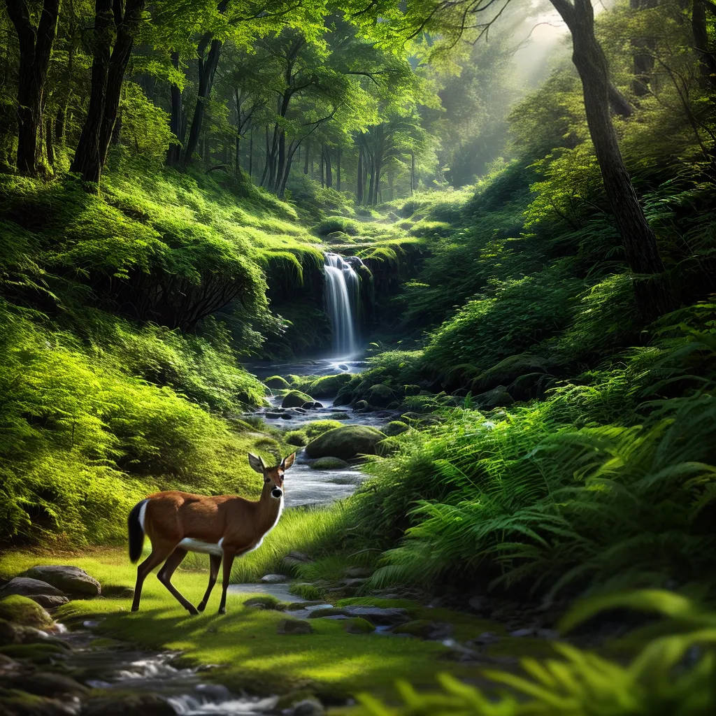 Fotos floresta verde animais livres serenidade