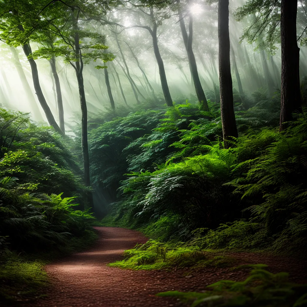 Fotos floresta verde misterio aventura