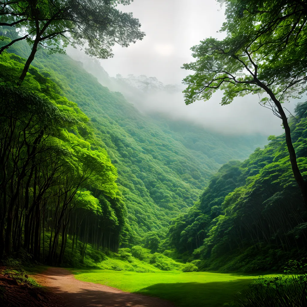 Natureza Exuberante: O que significa sonhar com transbordar de verde? 2 Fotos floresta verdejante vida renovacao