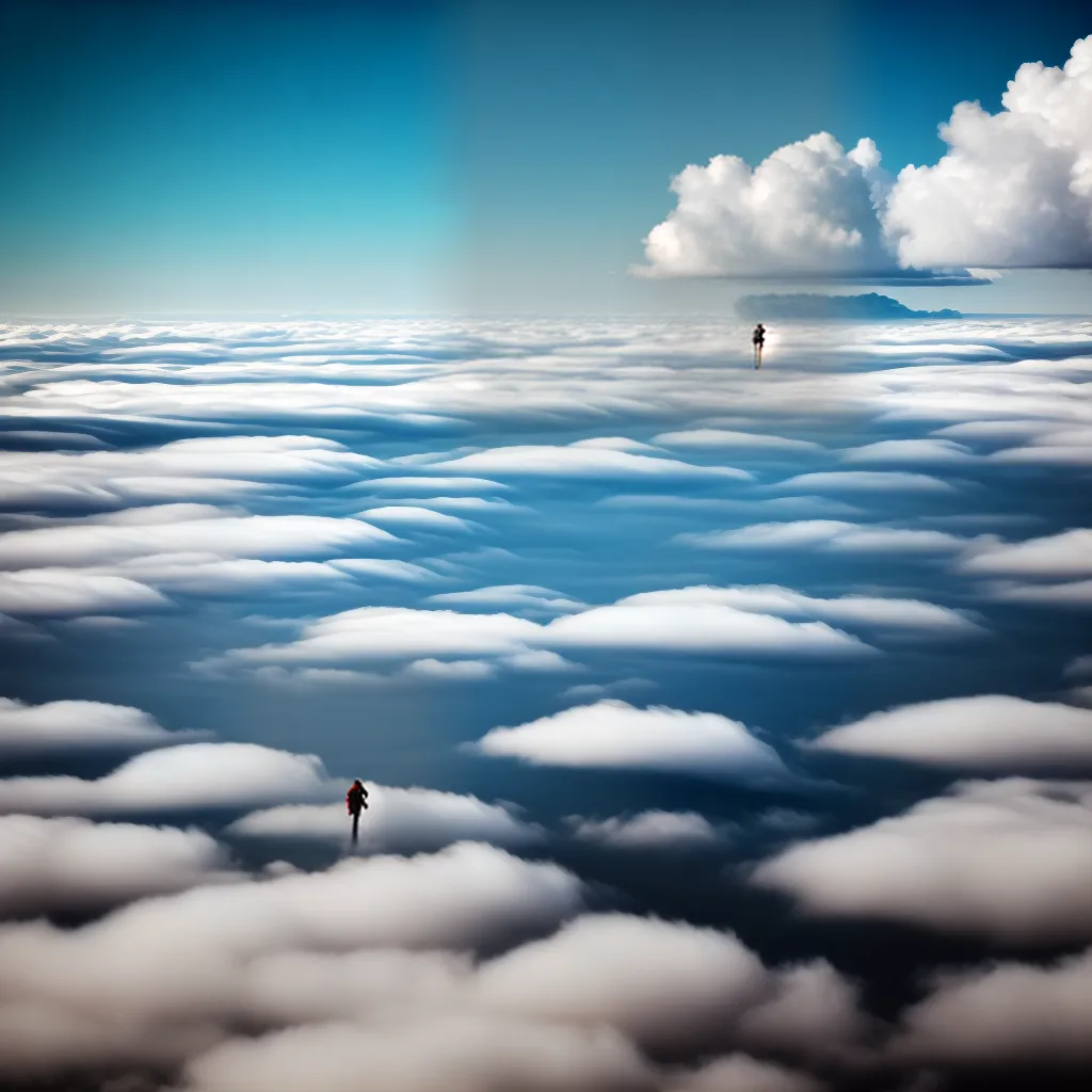 Fotos flutuando nuvens sonhos