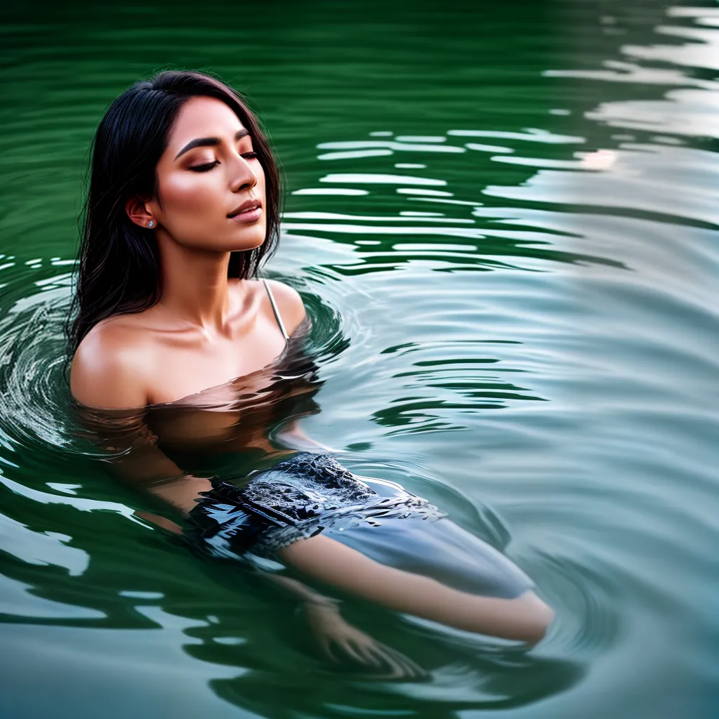 Desvendando os Mistérios de Sonhos com Água. 6 Fotos flutuando sonhos aguas serenas