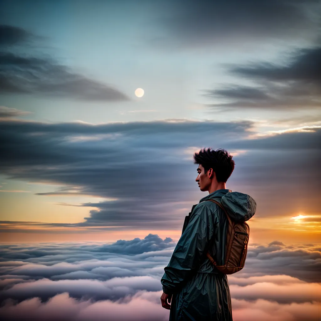 Fotos flutuante sonho nuvens criaturas