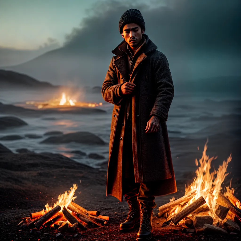 Fotos fogo contemplacao sonhos simbolos