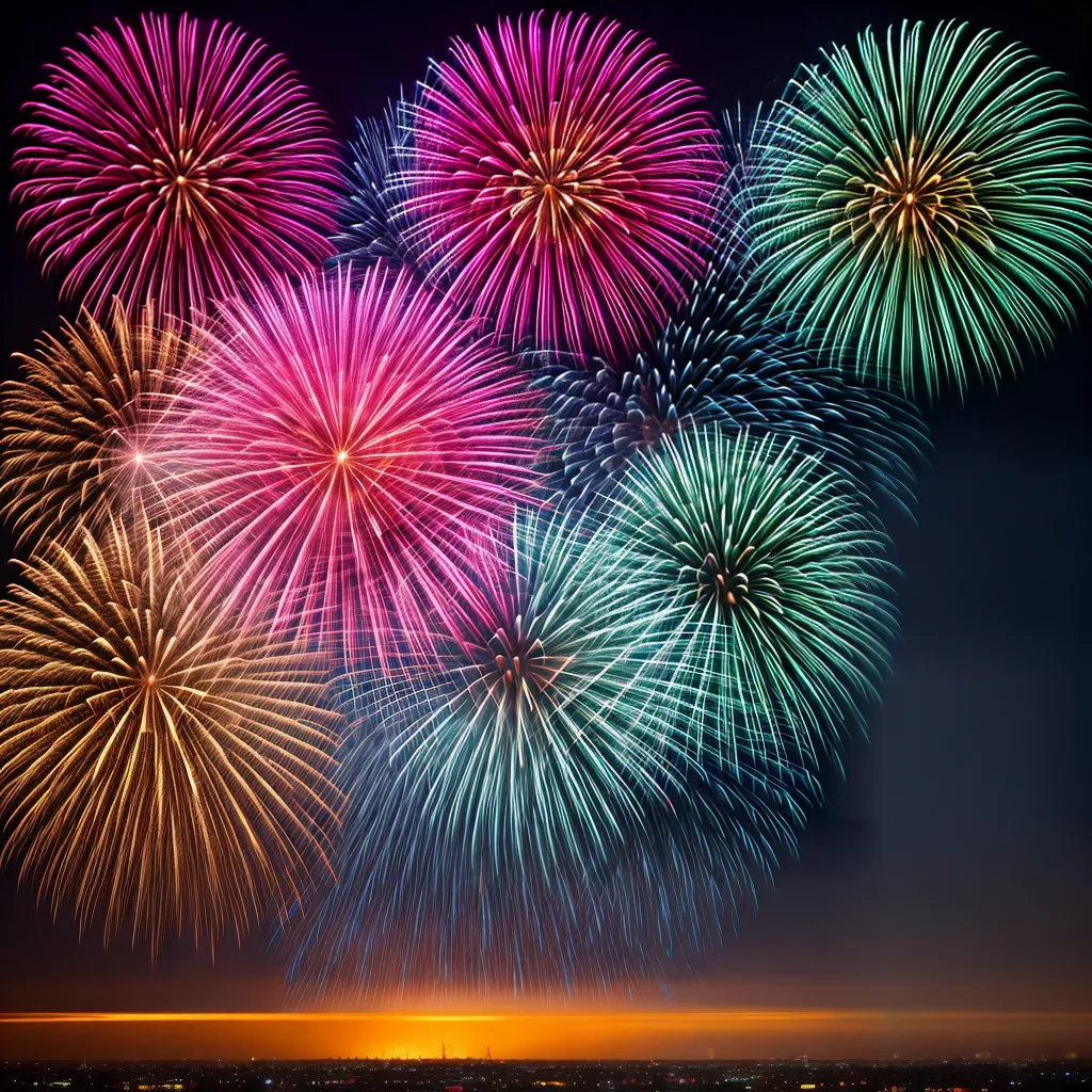 O significado de sonhar com Fogos de artifício e Celebração. 5 Fotos fogos celebracao noite familia
