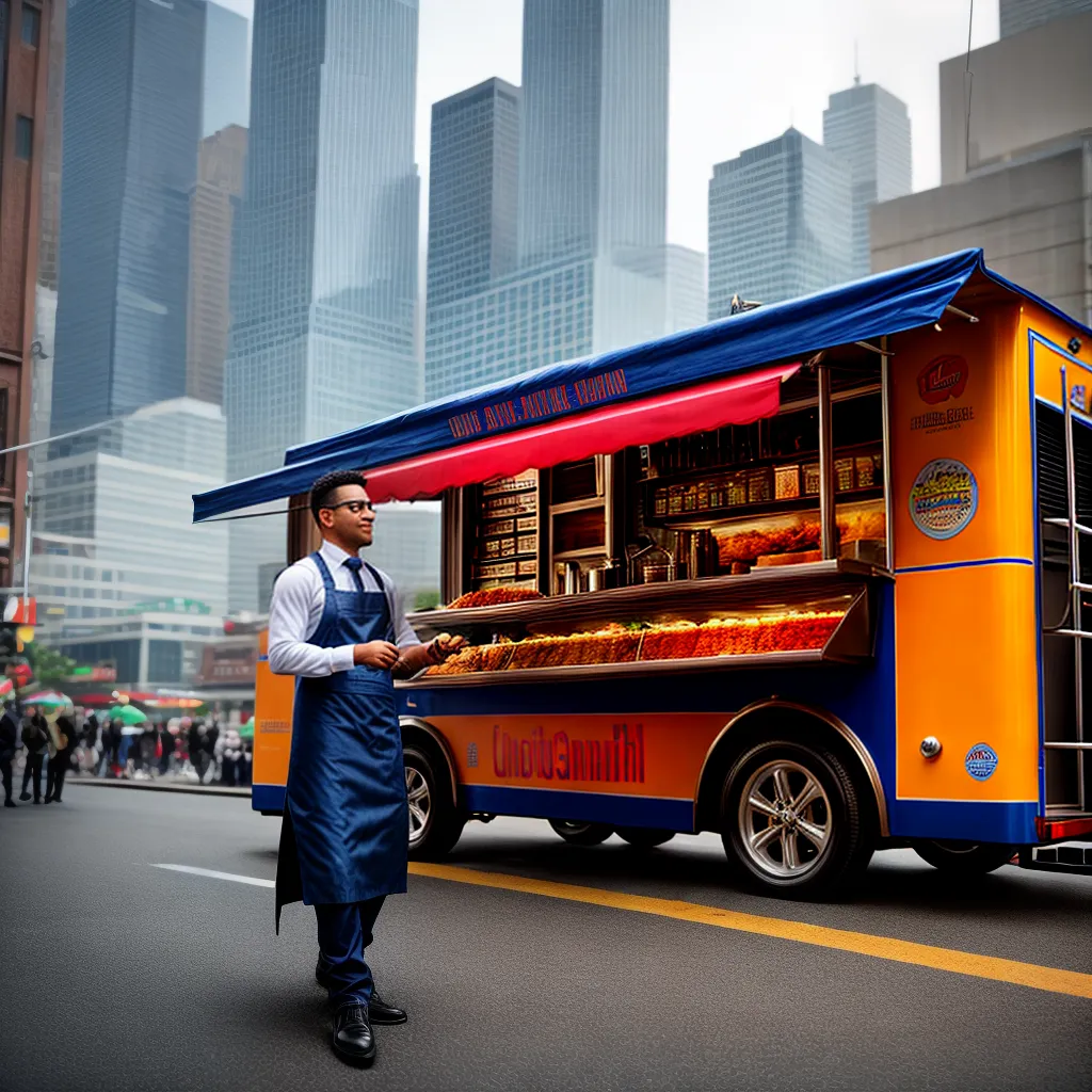 Fotos food truck empreendedor sucesso clientes