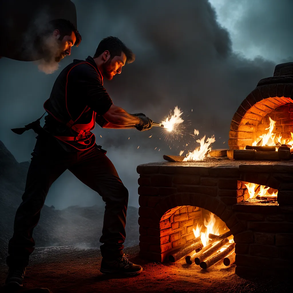 Fornalha - Calor intenso e transformação nos seus sonhos 4 Fotos forno tijolos padeiro pao