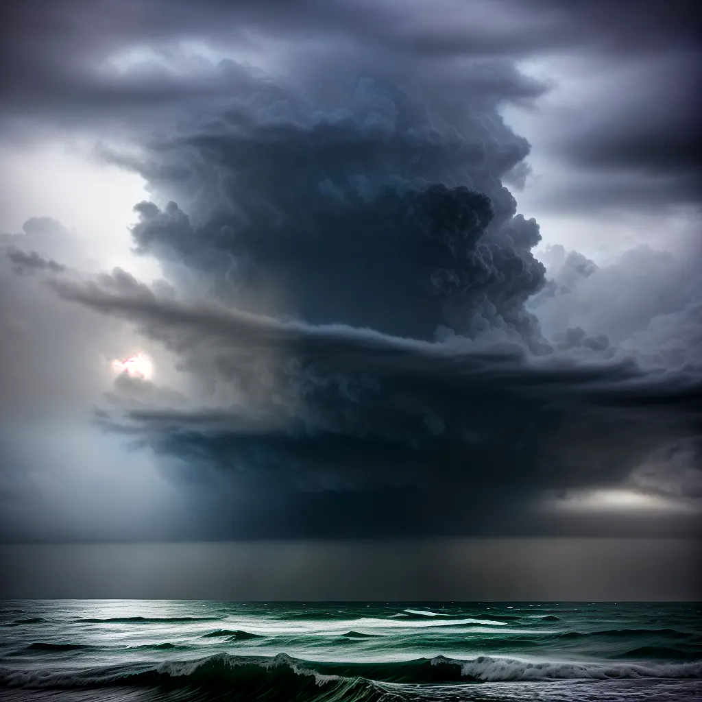ra o Significado de Sonhar com Tempestade no Oceano 4 Fotos furacao oceano tempestade desafio