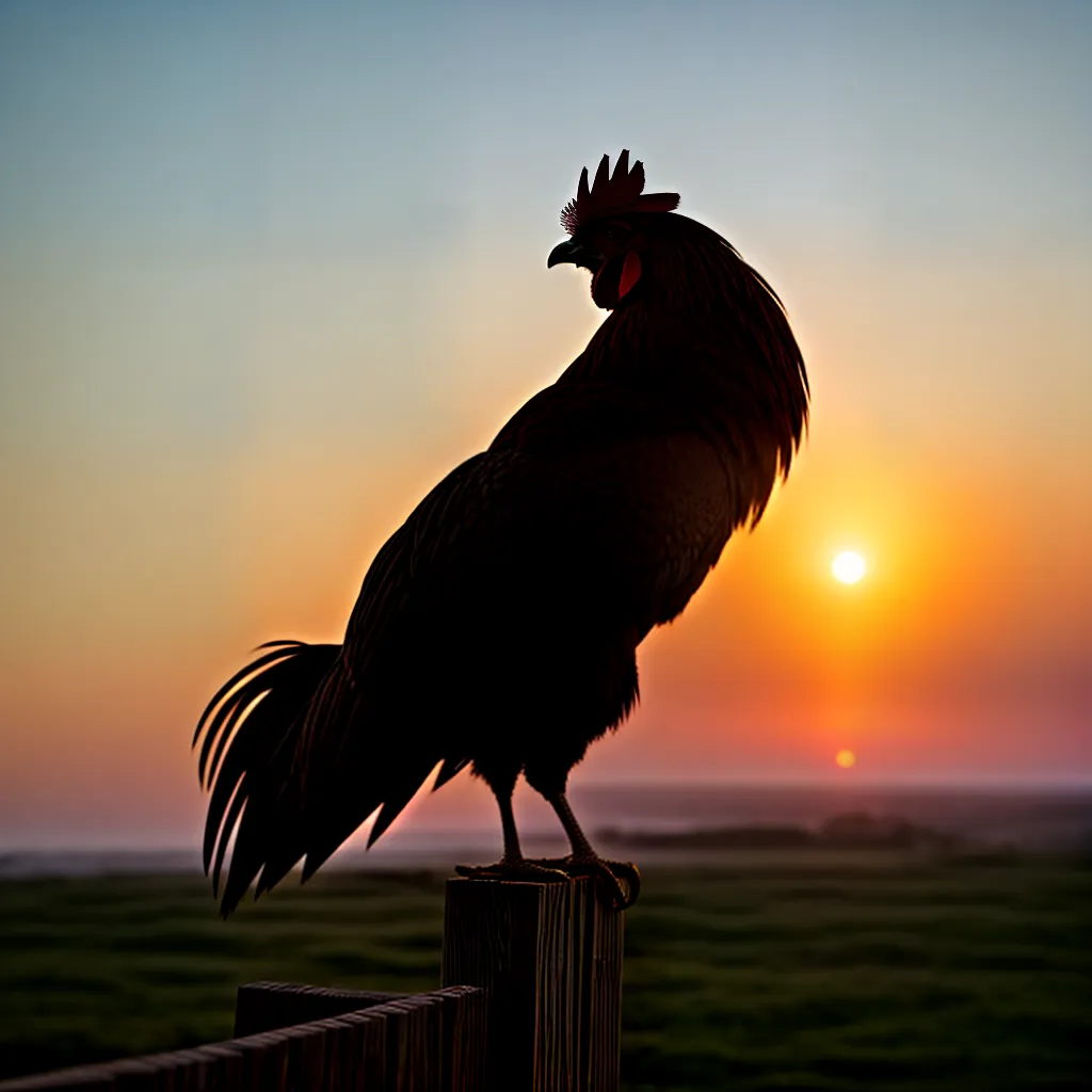 O Que Significa Sonhar com uma Ave que Cacarejou ao Amanhecer? 3 Fotos galo amanhecer novo comeco