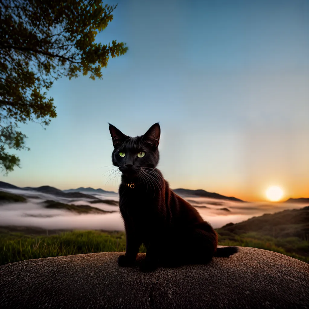 Descubra o que Significa Sonhar com Gatos 6 Fotos gato preto olhos verdes lua 2