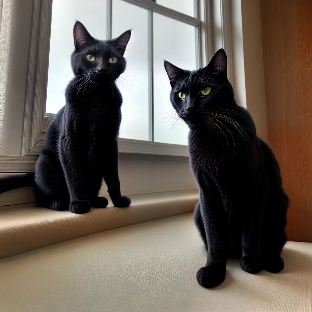 Fotos gato preto olhos verdes lua 3