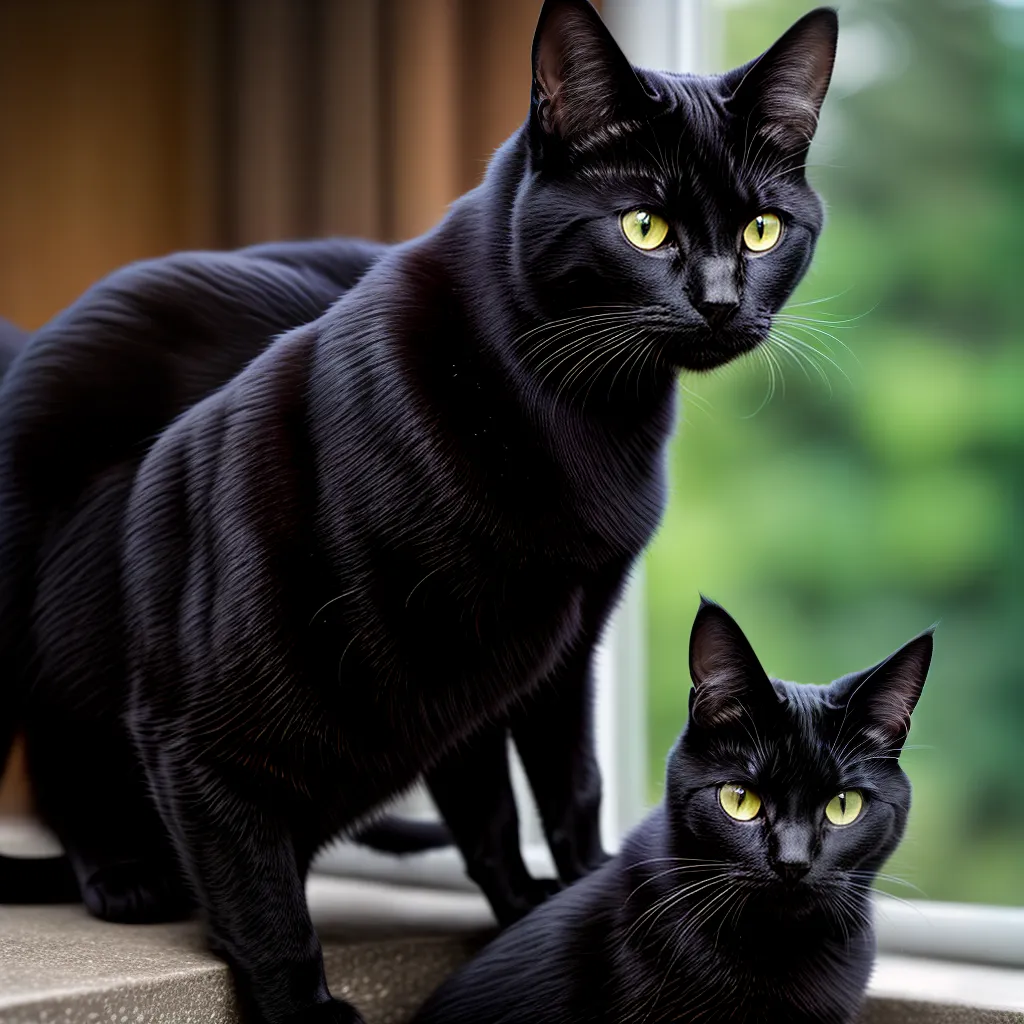 Fotos gato preto olhos verdes lua 4