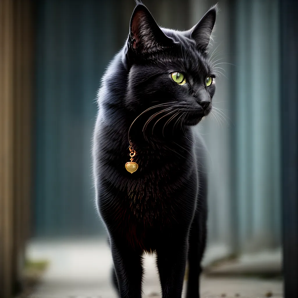 Descubra o que Significa Sonhar com Gatos 4 Fotos gato preto olhos verdes misterio 4