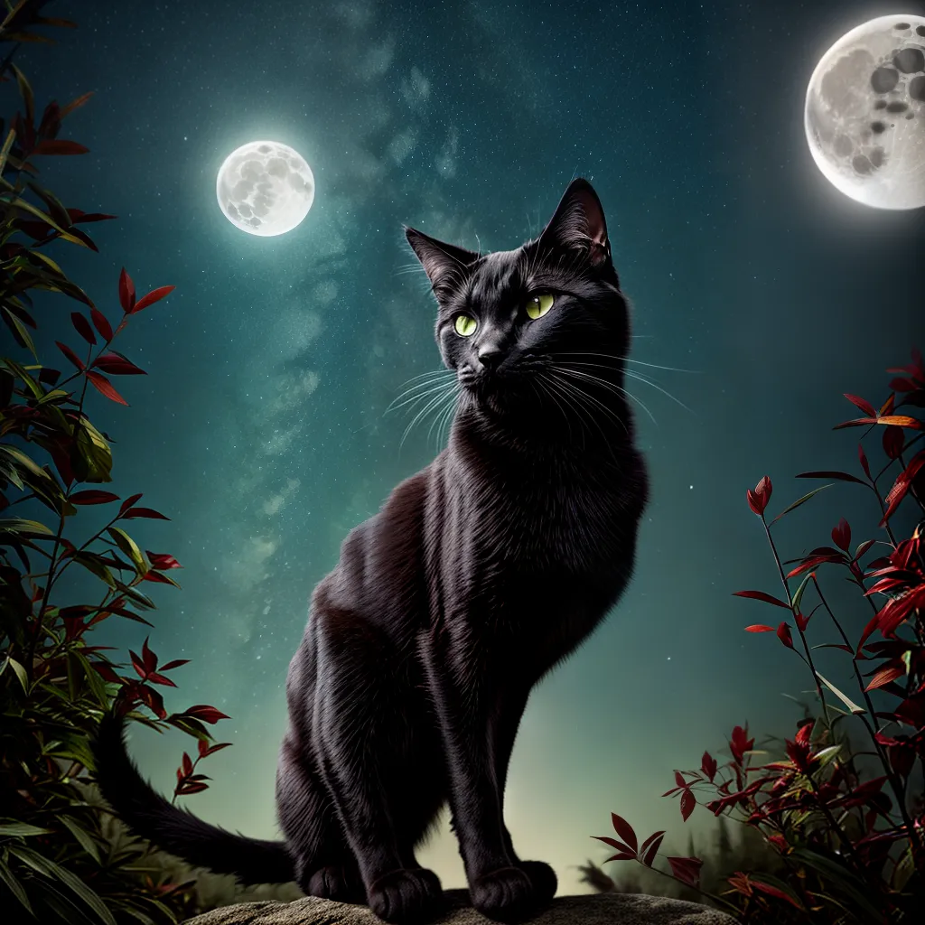 Sonhar com Gato Preto: A conexão com seu lado místico 3 Fotos gato preto tarot lua floresta