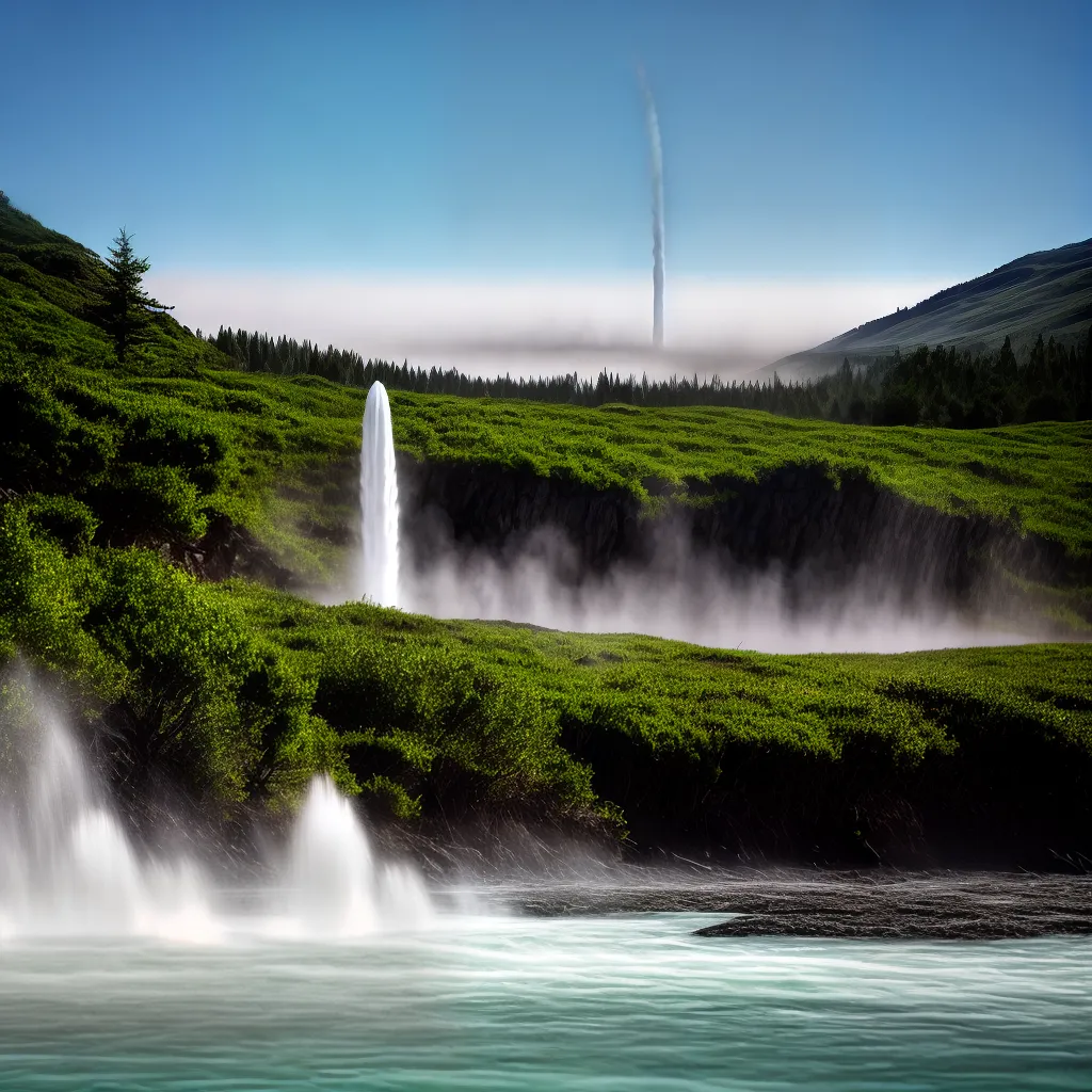 Desvendando o Significado de Sonhar com Gêiser na Natureza 4 Fotos geiser erupcao natureza sonhos