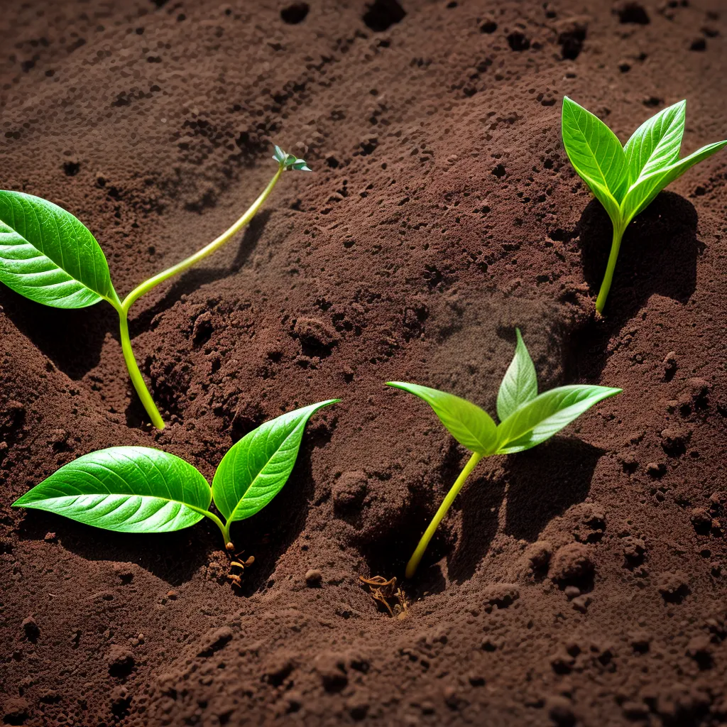 Significado de Sonhar com Germinação e Genuflexão 3 Fotos germinacao humildade folhas solo
