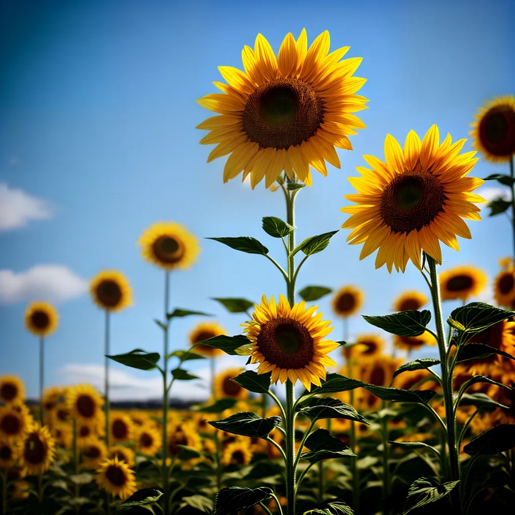Sonhar com Girassol: O Significado de Flores Gigantes 2 Fotos girassol ceu azul positividade 1