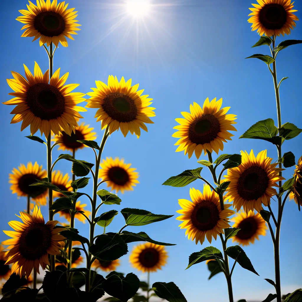 Girassol Solar: O Que Significa Sonhar com o Fruto? 4 Fotos girassol ceu azul positividade