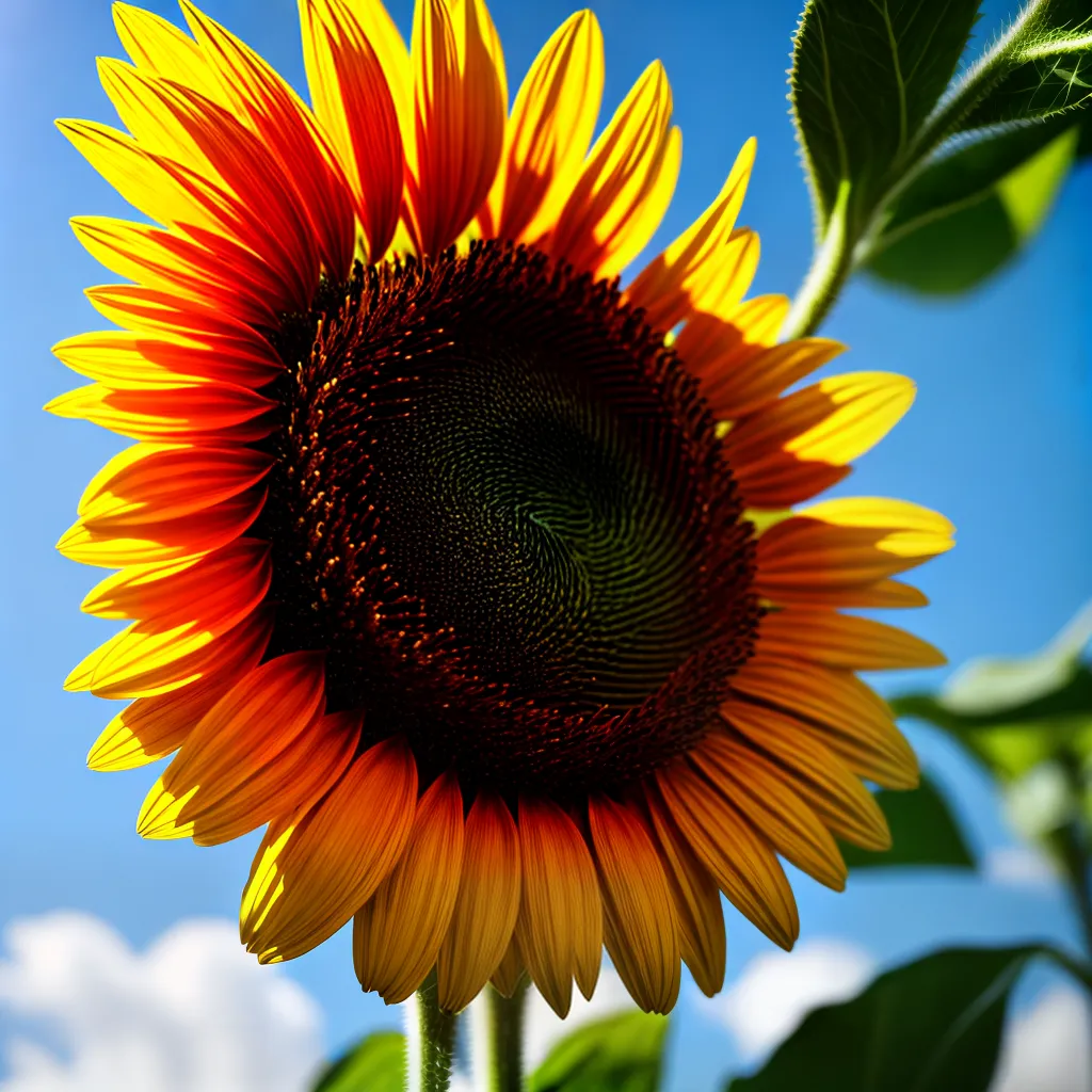 Girassol Solar: O Que Significa Sonhar com o Fruto? 6 Fotos girassol ceu azul semente ouro