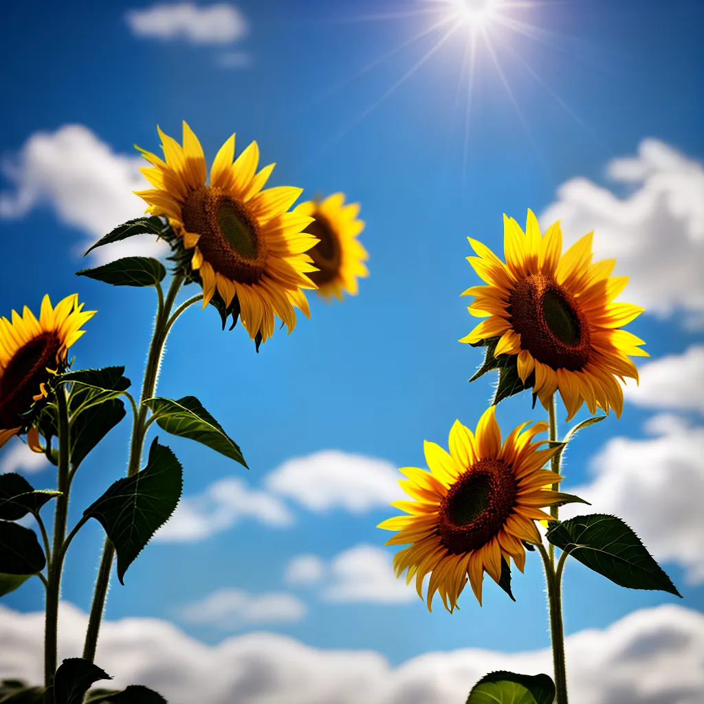 Girassol Solar: O Que Significa Sonhar com o Fruto? 5 Fotos girassol ceu azul simbolo futuro brilhante