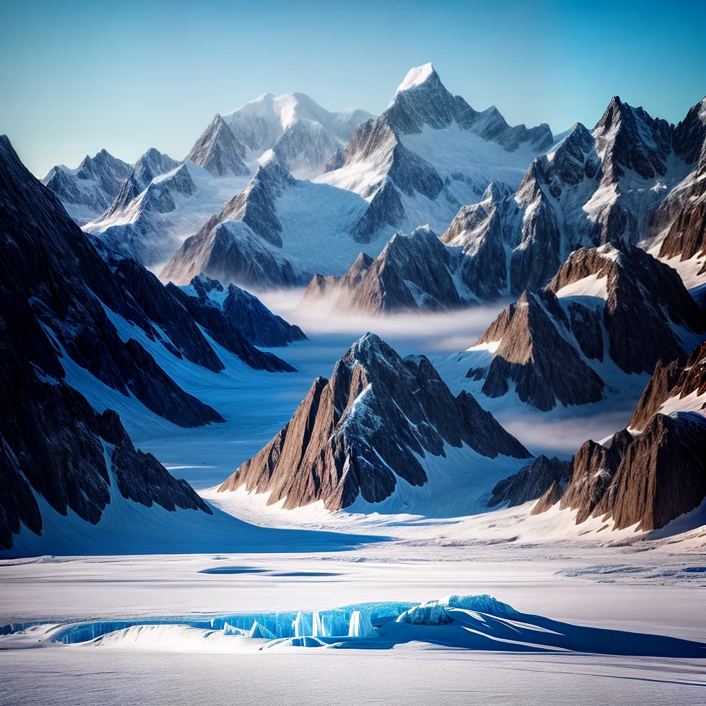 Desvendando os Sonhos: O que Significa Sonhar com Geleiras 4 Fotos glaciar montanhas gelo ceu sereno
