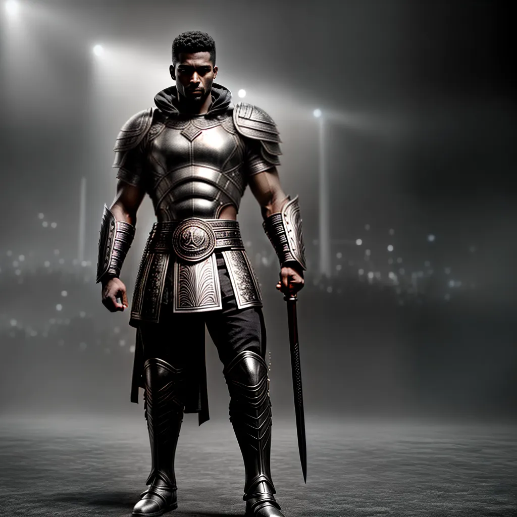 Fotos gladiador roma espada escudo coliseu
