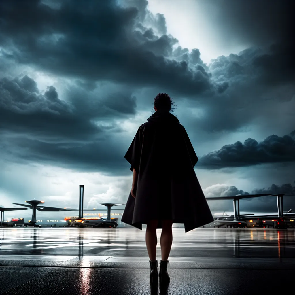 Fotos gravida aeroporto temporal serenidade