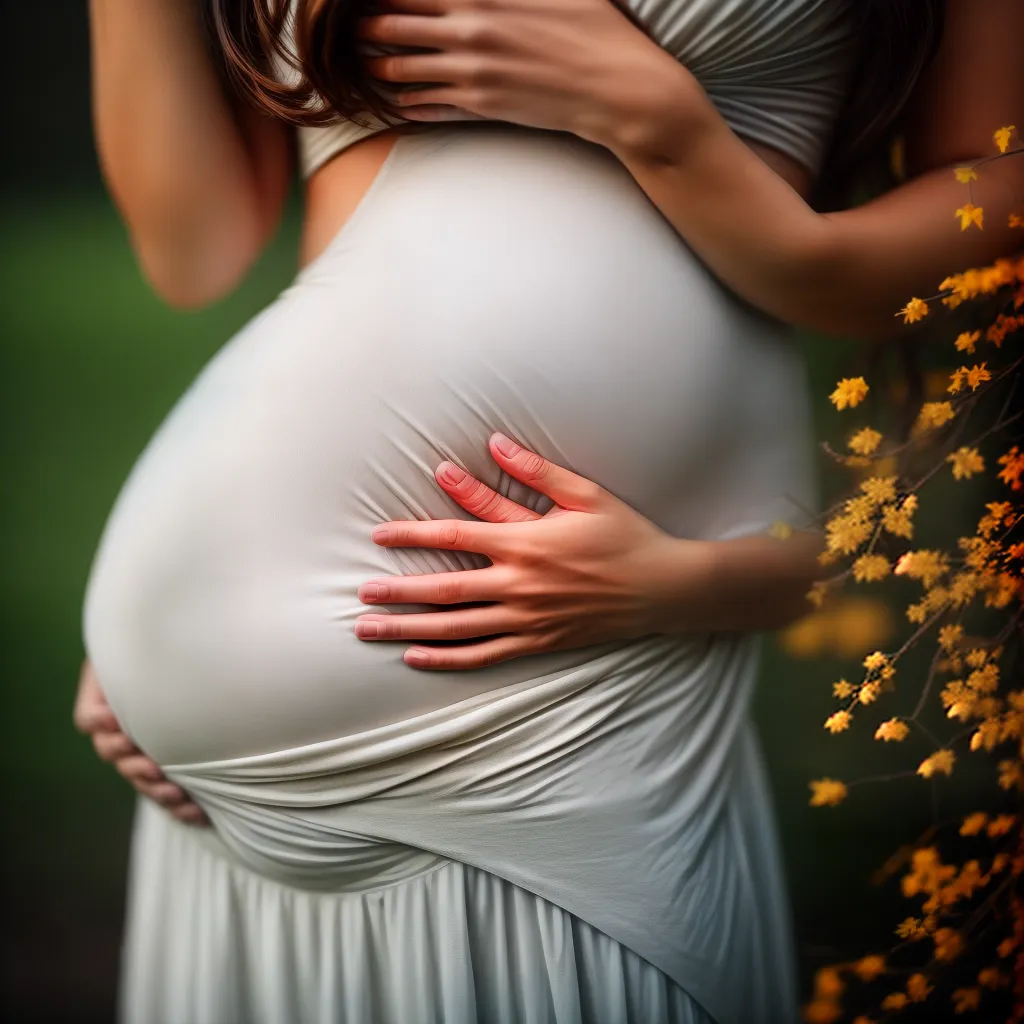 Sonhar com Gestação: O que pode significar? 2 Fotos gravidez maos barriga natureza