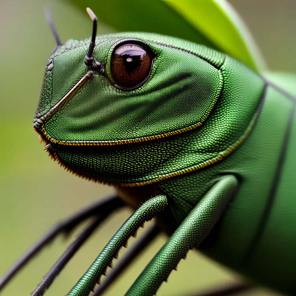 Descubra o que Significa Sonhar com um Gafanhoto 2 Fotos grilo sonho folha verde