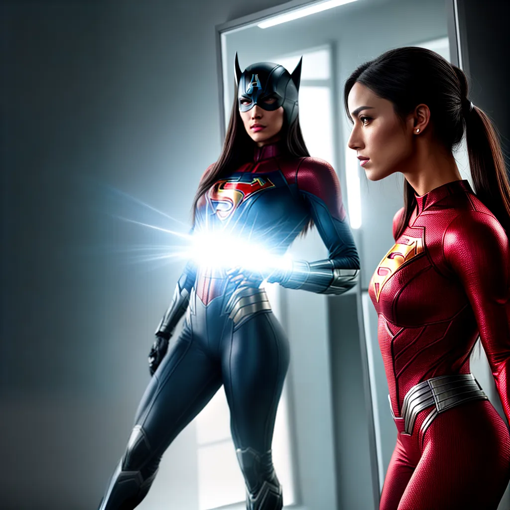 Fotos heroi espelho reflexo poder
