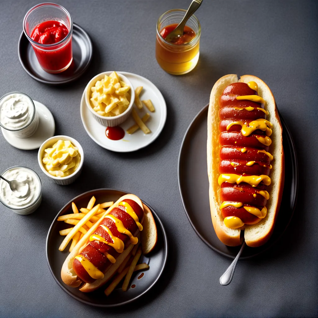 Fotos hot dog sabor batata bebida