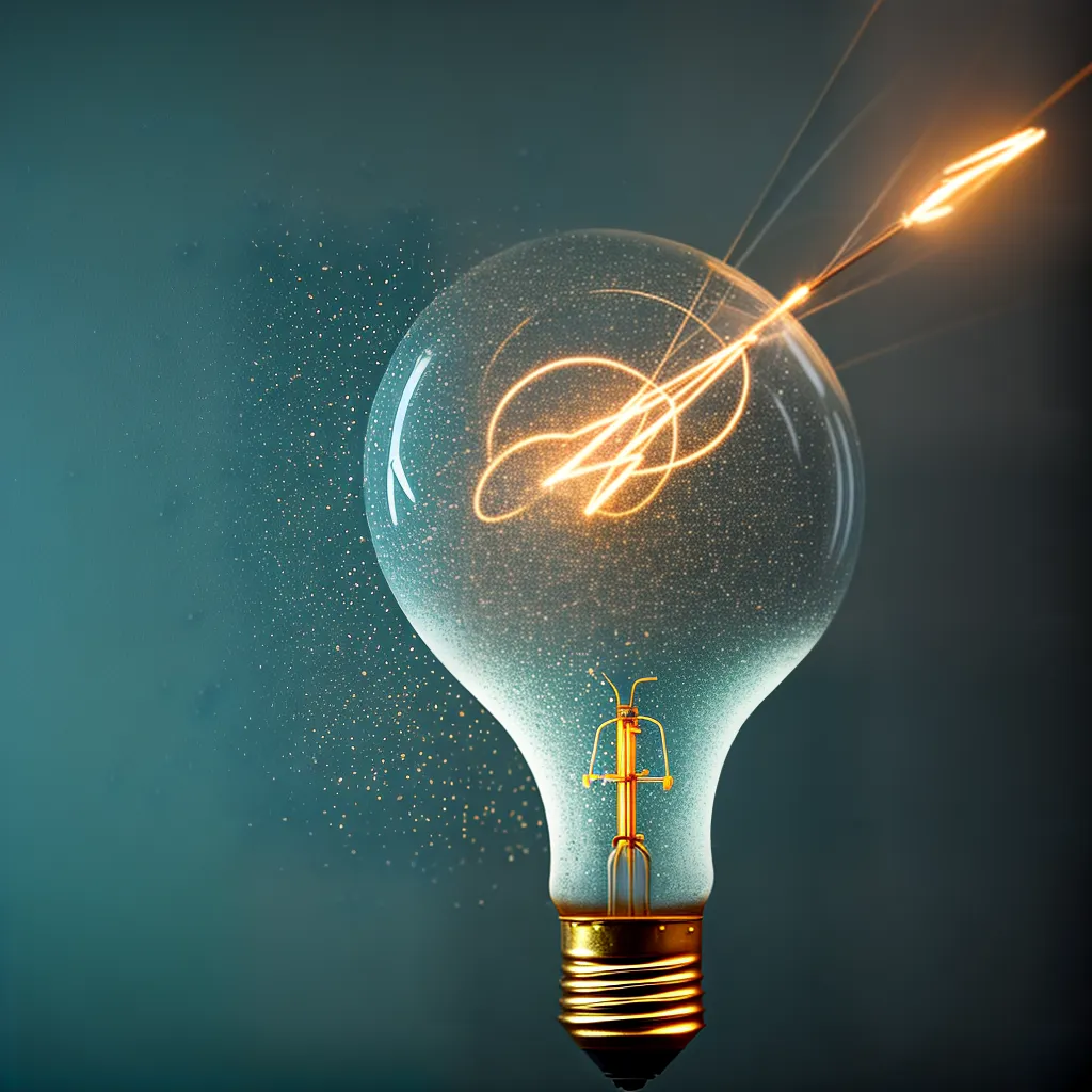 Fotos ideia criativa lampada energia