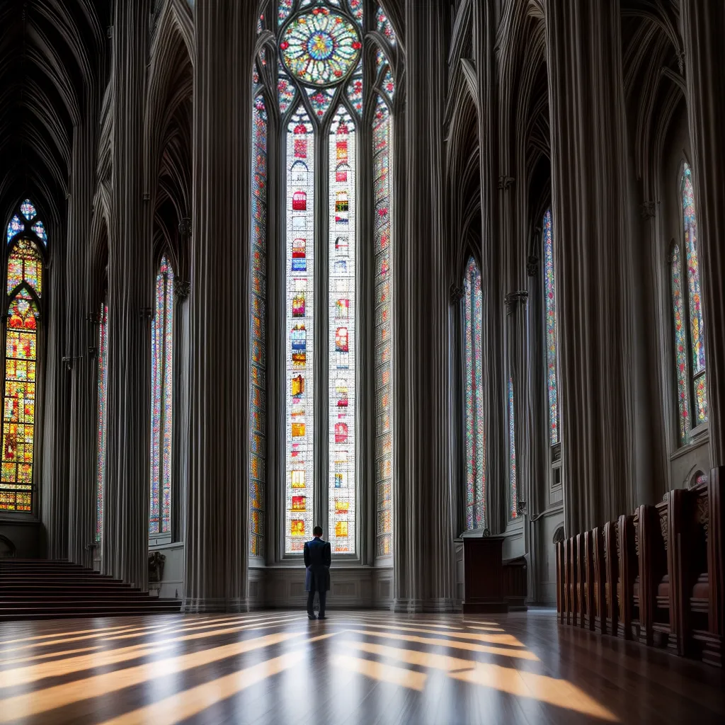 Fotos igreja majestosa luz paz