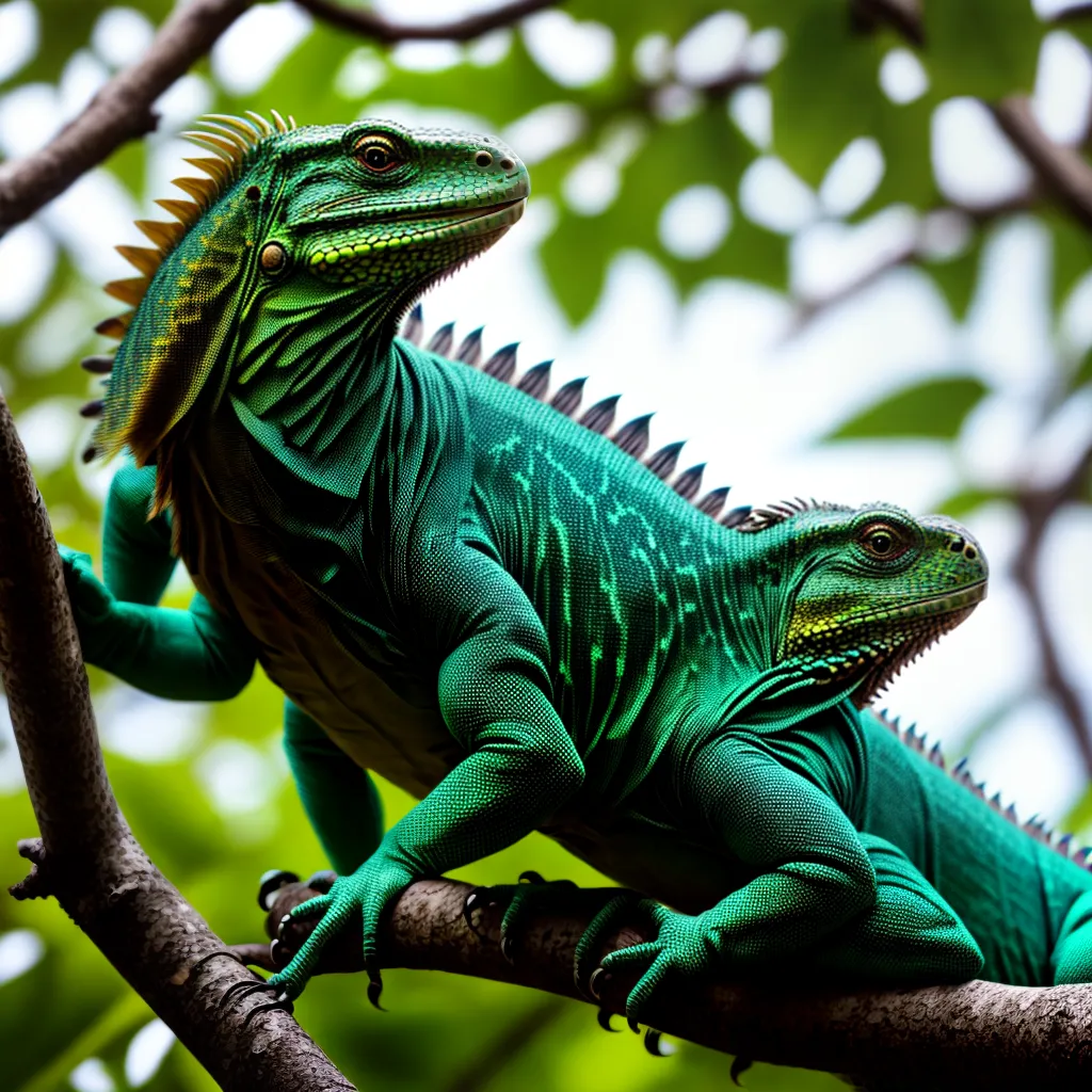 Fotos iguana verde sonho adaptacao