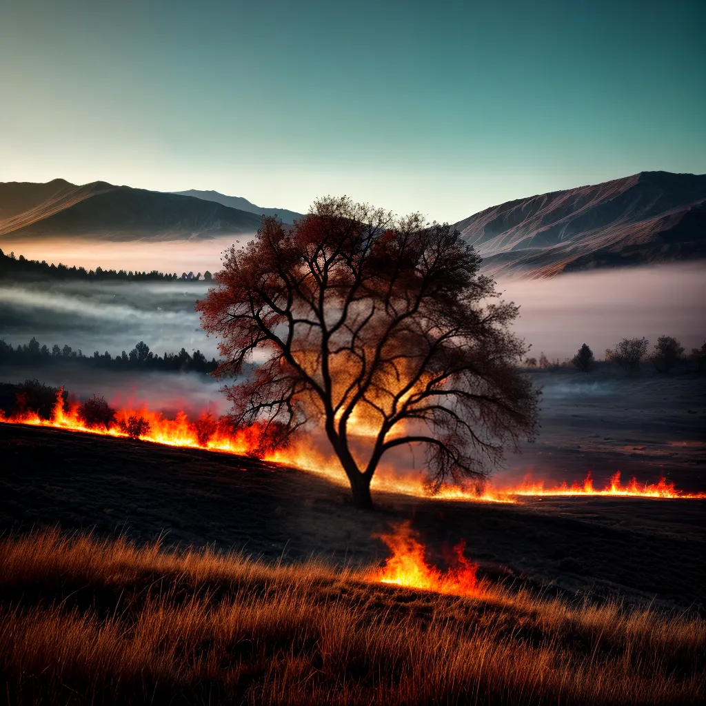 Entenda o que Significa Sonhar com Queimada 2 Fotos incendio arvore resiliencia