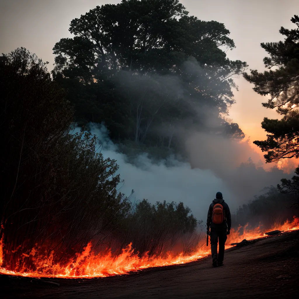 Entenda o que Significa Sonhar com Queimada 5 Fotos incendio sonho figura solitaria