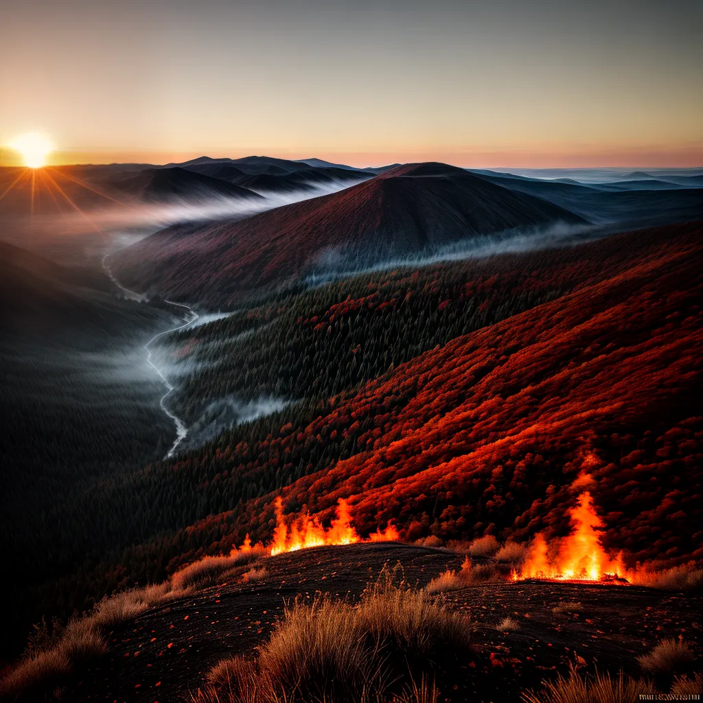 Entenda o que Significa Sonhar com Queimada 3 Fotos incendio sonho paisagem seca