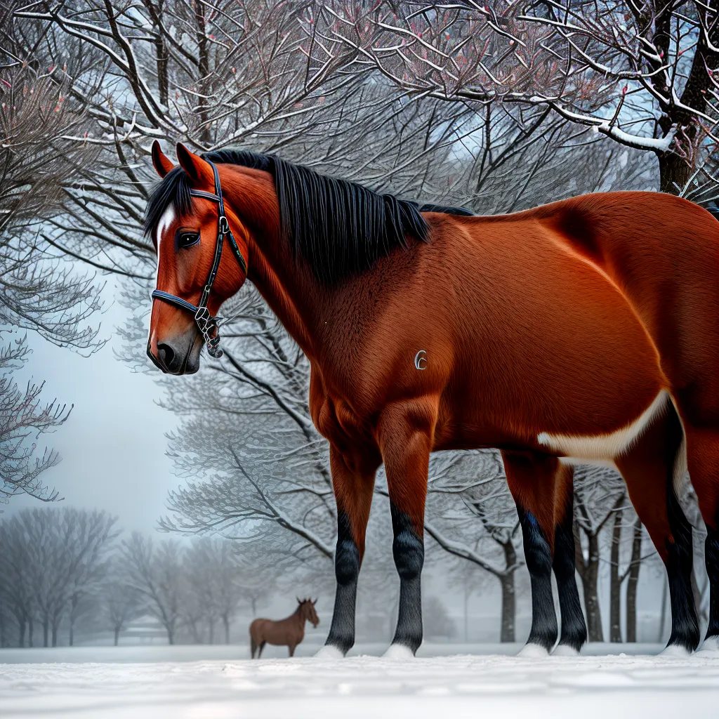 Descubra o que significa sonhar com Inverno na fazenda 4 Fotos inverno ceu azul cavalo paisagem
