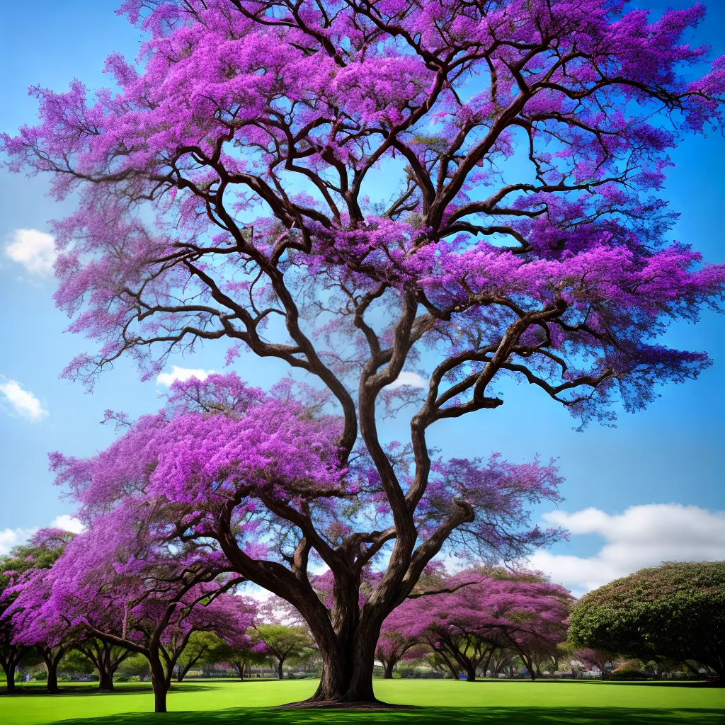 Sonho com Jacarandá: Descubra o que significa 4 Fotos jacaranda flor roxa ceu azul 1