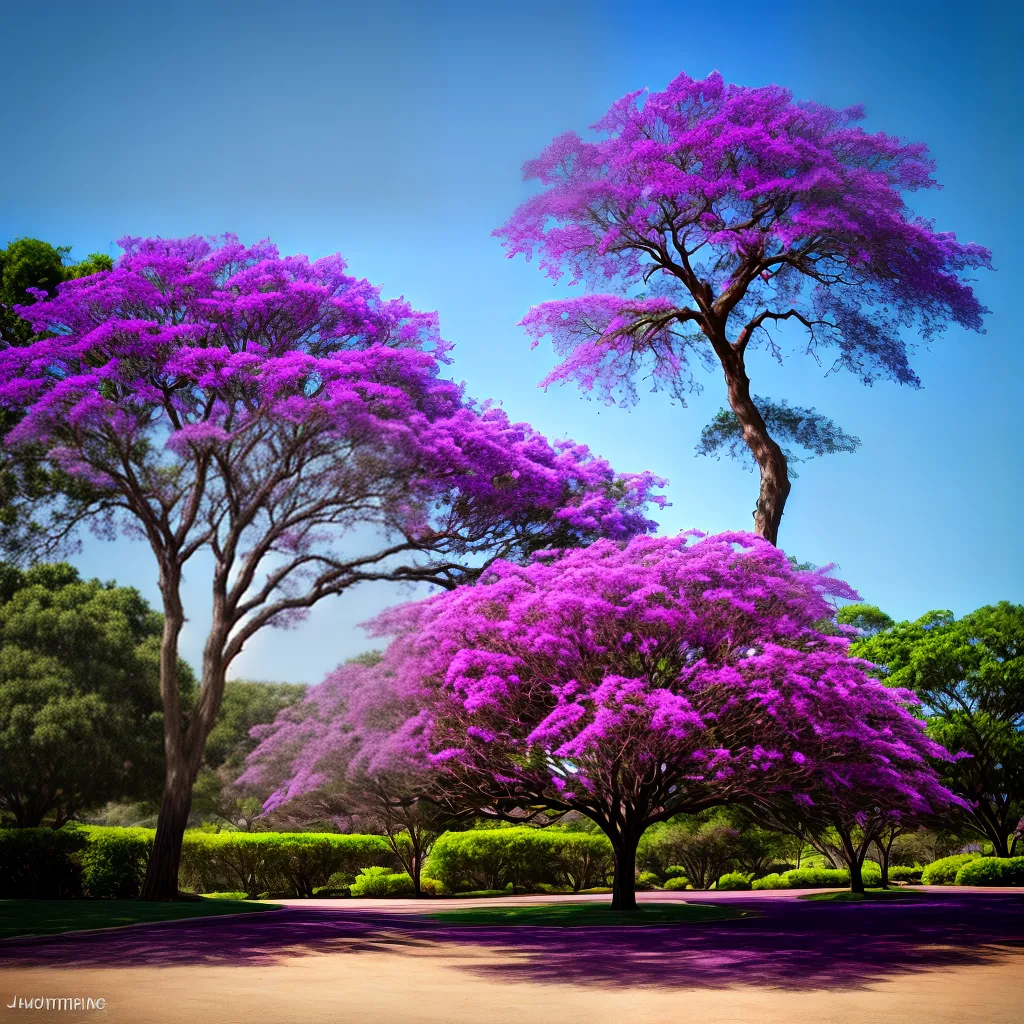 Descubra o Significado de Sonhar com uma Árvore Jacarandá 5 Fotos jacaranda flor roxa ceu azul