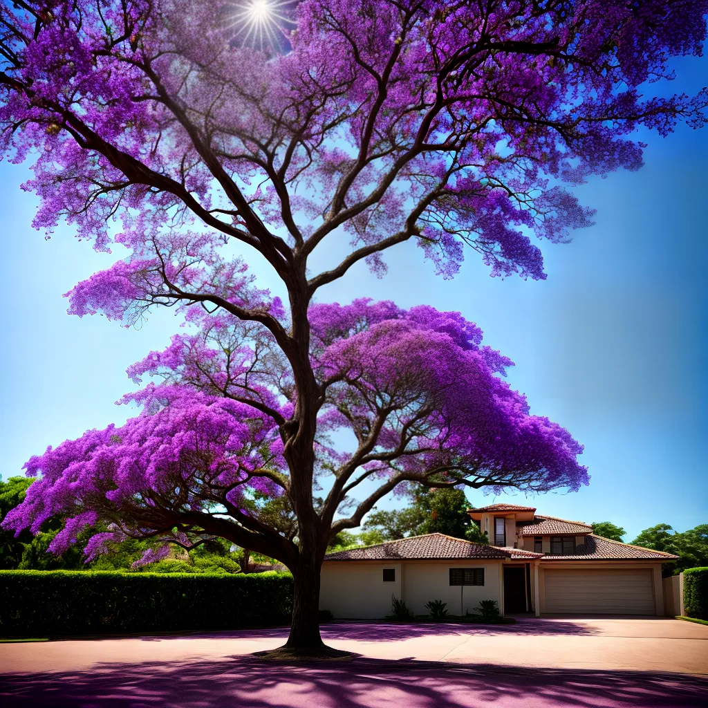 Sonho com Jacarandá: Descubra o que significa 3 Fotos jacaranda roxo ceu azul brasil