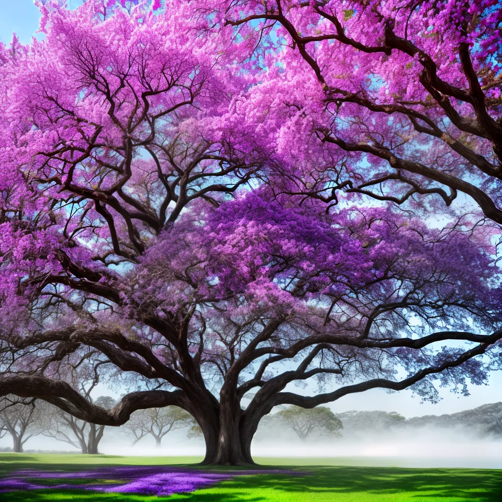 Fotos jacaranda roxo vinca azul paz