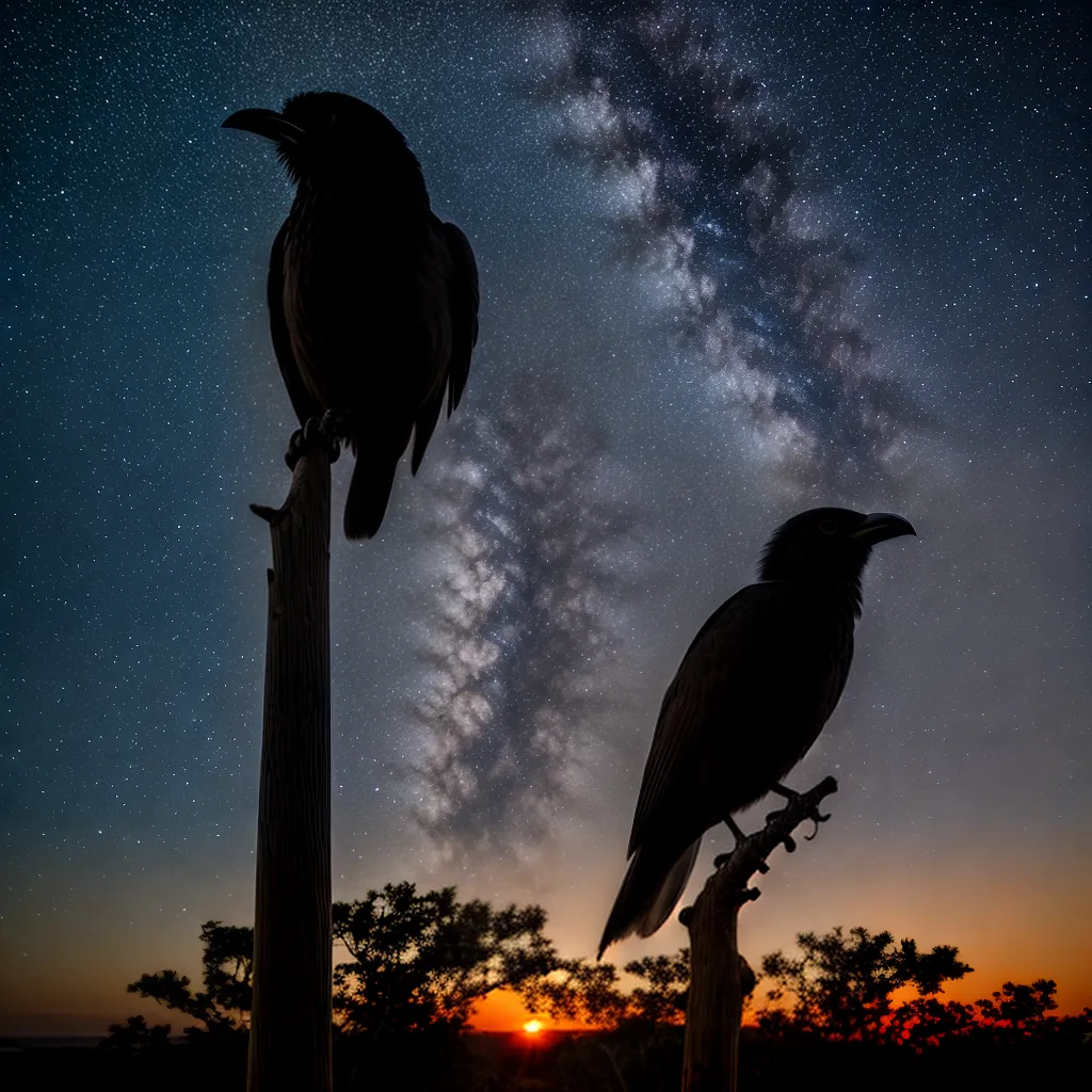 Decifrando o Significado de Sonhar com: A Mensagem Misteriosa Transmitida pela Ave Jacurutu em Sonhos 3 Fotos jacurutu silhueta estrelas mensagem
