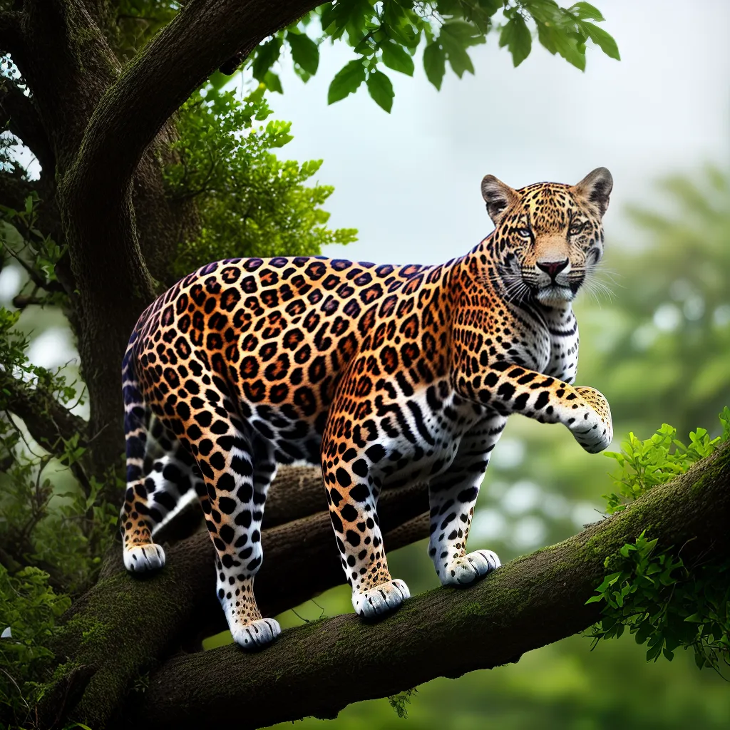 Desvendando o significado de sonhar com animais brasileiros 2 Fotos jaguar descansando folhagem verde