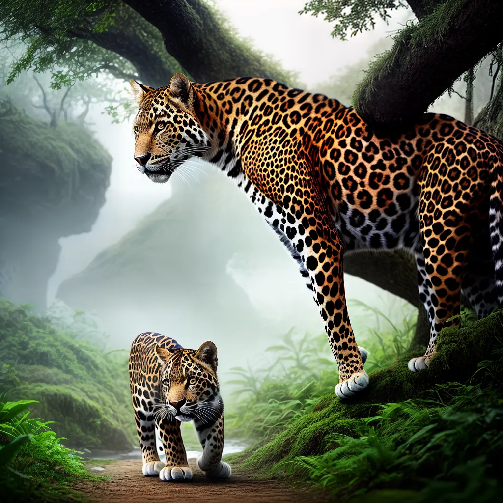 A Selva dos Sonhos: Desvendando o Significado de Sonhar com Onça-pintada e Leopardo 3 Fotos jaguar leopardo rio jungle sonho