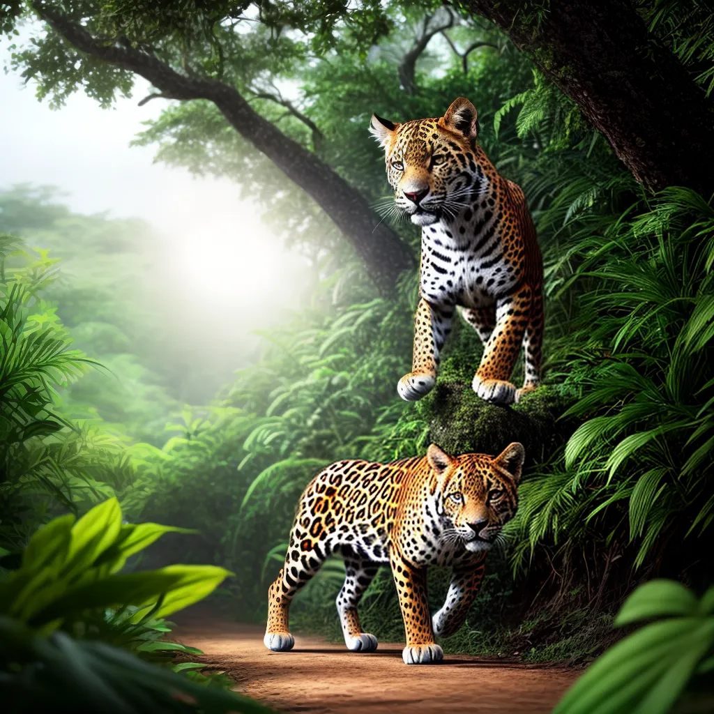 Fotos jaguar selva brasileira musculos alerta